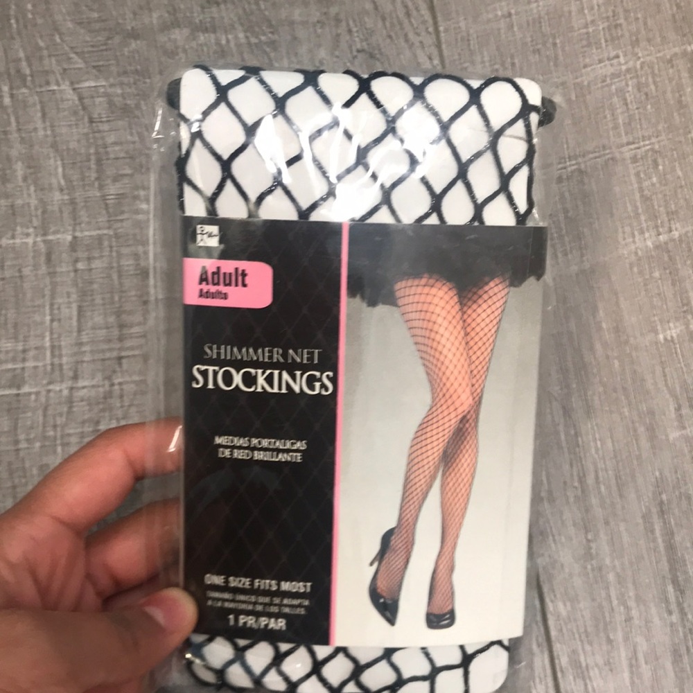 Shimmer net fishnet stockings